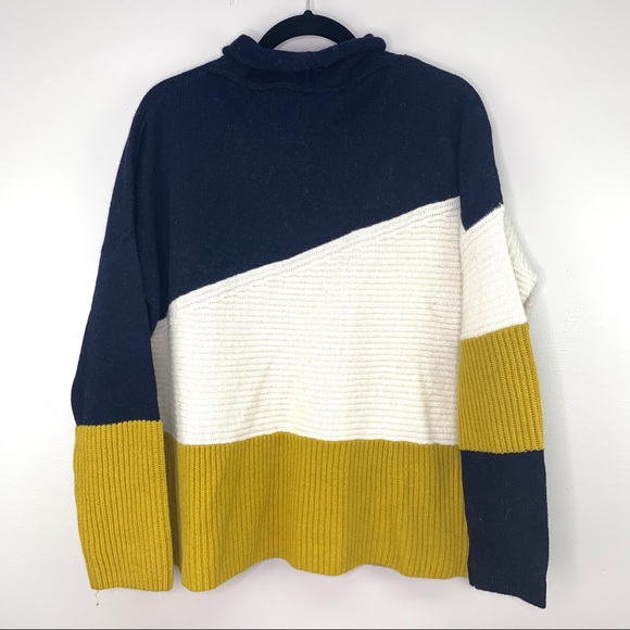 French Connection Patchwork Roll Neck Sweater - Picture 12 of 13